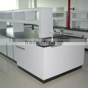 Steel Wood Central Laboratory Bench/Table thumbnail-1