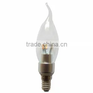 Modern High-end Dimmable Candle Led Bulb Light 3w, Smd Series Led Bulb Candle Light thumbnail-1
