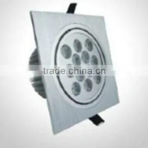 Energy Conservation High Power Discount CE 12W Warm White Square Grille Lamp Super Bright OEM Led Grille Ceiling Light thumbnail-1