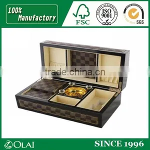 Matt Lacquer Fine Wooden Box Perfume Bottle thumbnail-1