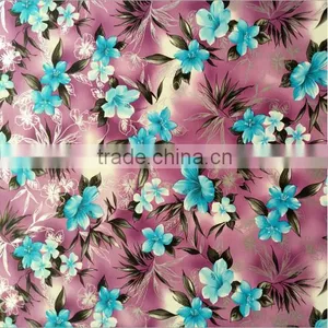 Flower Printed Pattern Synthetic Leather Fabric Digital Printed Pvc Leather for Wholsale thumbnail-1
