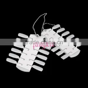 Nail Gel Color Display 24tips With a Metal Chain thumbnail-1