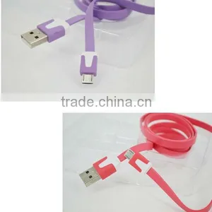 Noodle Cable For Samsung Cable USB Flat thumbnail-1