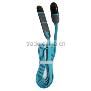 Good Looking Usb Multi 2 in 1 Charger Data Cable ,2 in 1 Usb Cable for Cell Phone thumbnail-3