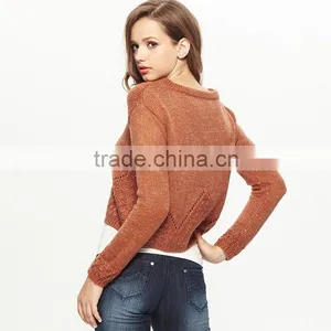 Wholesale Women Sweaters , Custom Knitted Sweaters thumbnail-3