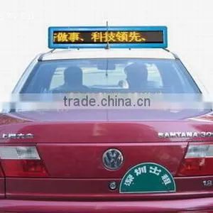 High Brightness / Good Quality Taxi Top Led Advertising Display thumbnail-1