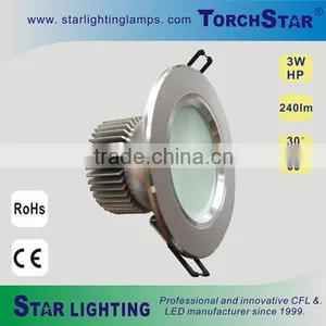 High Lumen Power Saving LED Recessed Downlight 3W thumbnail-1