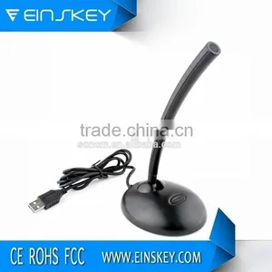 Desktop Microphone for PC TechPoint With 20-16000Hz Frequency Response Black Color thumbnail-1