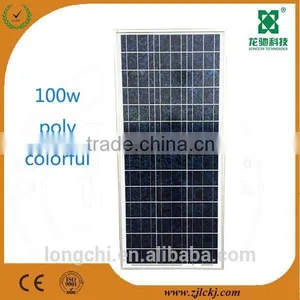 Solar Panel100w Poly Colorful Panel Large Supply Directly From Factory thumbnail-1
