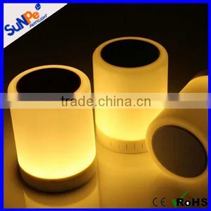 Magic Touch Sensor Lamp Mini Portable Bluetooth Wireless Speaker For Sauna Quality Choice thumbnail-1