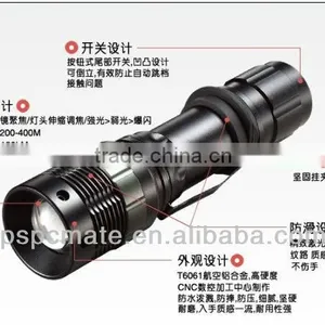 High Class 180LM Outdoor Flashlight for Explorer or Climber thumbnail-1