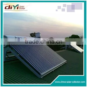 With All-glassed Evacuated Tubes 100l Non Pressurized Solar Water Heater thumbnail-1