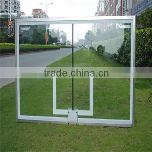 Steel Frame Alumimum Faces Tempered Insulation Glass Basketball Backboard thumbnail-1