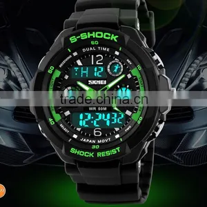 Gift Wristwatch, Anti-Shock Waterproof Fashion Men Sports Watches thumbnail-1