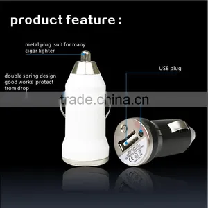 Factory Directly Offer Mini Car Charger 5V 1A One Port for Iphone Samsung HTC,Cool Rocket Head Auto Power Adapter Charging Plug thumbnail-6