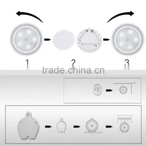 Universal LED Night Light Children AAA Battery 0.5W Light Sensor PIR Human Body Motion Bed Lamps Warm/White Led Night Lights thumbnail-6