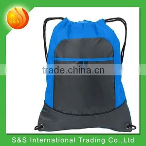 All-Purpose Pocket Lightweight Travel Gym Drawstring Bag thumbnail-1