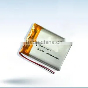 3.7v 450mah Li-ion Polymer Battery/043040 Battery thumbnail-1