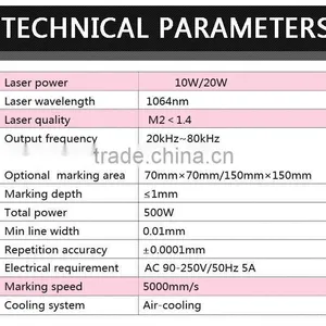 Shandong Liaocheng Fiber Laser Marking Machine Laser Engraving Machine Price With CE thumbnail-5
