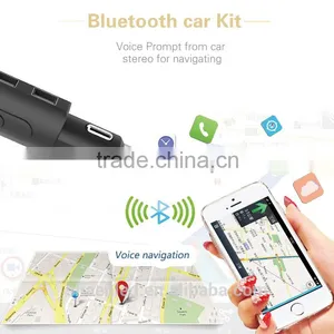 2016 New Arrival New Design Vehicle-mounted Bluetooth Hands Free FM Emitter thumbnail-6