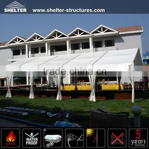 4x21 56 People 80% Discount Cheap Used Aluminum Frame White Pvc Fabric Outdoor Clear Event Party Marquee Wedding Tent for Sale thumbnail-3