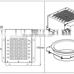 Type 9NN. Duct Heaters, Small Size Air Duct Square Heaters thumbnail-2