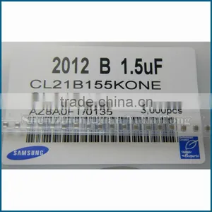 Resistors CL21B155KONE 0805 1.5UF 16V thumbnail-1