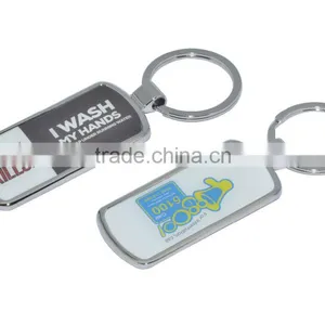 2016 Double Side Printing Logo With Epoxy Keychain Keyring for Sales thumbnail-1