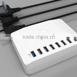 Quick Charger 2.0 USB Charger 8 Port Charger for Samsung Note thumbnail-2
