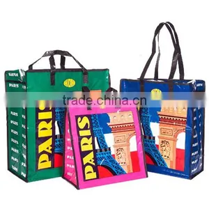 PP Woven Zipper Bag With Full Color Printing thumbnail-1