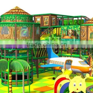 Exciting Jungle Adventure Indoor Playground/Large Size Commercial Jungle Theme Amusement Park thumbnail-2