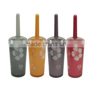 Standing Plastic Toilet Brush Set thumbnail-3