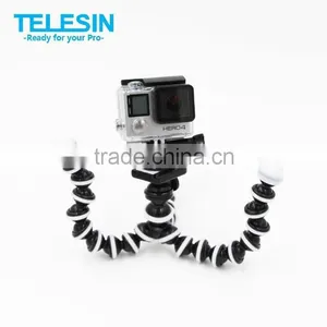 New Bendable Tripod Stand With Adapter for Go Pro Cameras and SJ4000 and SJ5000 thumbnail-1