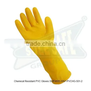 Chemical Resistant PVC Gloves ( SUP-PPE-HAP-PVCHG-501-2 ) thumbnail-1