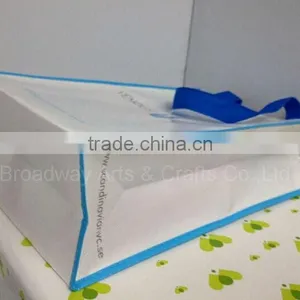 Reuseable TNT Promotional Custom Shopping Bag Printing With Simple Logo Printing thumbnail-5