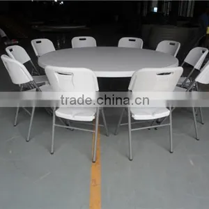 6 ft Popular Outdoor Furniture of Folding Round Table for Restaurant Use thumbnail-1
