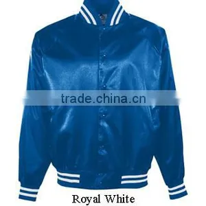 World Top High Quality Satin Varsity Jackets Collection/customize Men and Women Jacket With Custom thumbnail-1