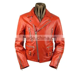 Men's Leather Motorbike Fashion Jackets 231 thumbnail-1