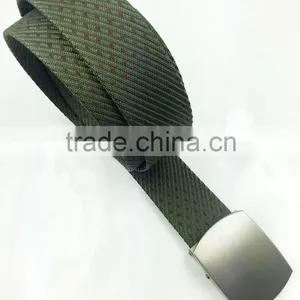 Green Nylon Army Belts With Good Quality Fabric Webbing Belt thumbnail-1