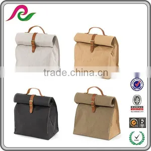 2016 Newest Fabric Washable Kraft Paper Bag For Lunch thumbnail-1