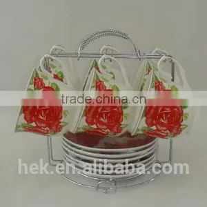 Bone China Coffee Tea Cup and Saucer Stands thumbnail-5