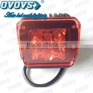 10-30v 12W LED Work Light With Four Color Covers for Truck, Suv, Atv, 4x4 off Road, Heavy Duty Machine thumbnail-6