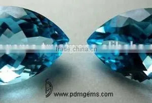 Sky Blue Topaz Semi Precious Gemstone Pear Cut Lot For Gold Bracelets From Manufacturer thumbnail-1