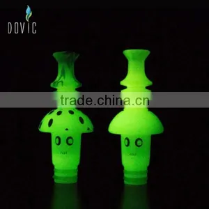 Glow 22 mm Wide Bore Chuff Enuff Top Cap ,22 mm Wide Bore Glass Drip Tip Wholesale thumbnail-3