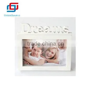 White Dreams Letter Plastic Rectangle Photo Frame thumbnail-1