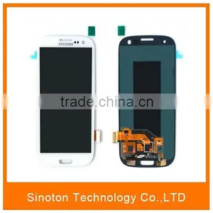 Original LCD Screen Digitizer Frame Assembly Complete for Samsung S3 III thumbnail-1