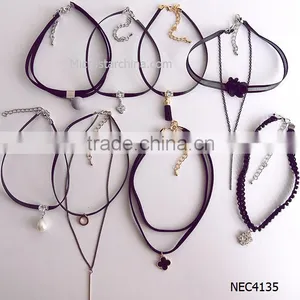 High Quality Fashion Woman Hot Sexy Black Fashion Black Charm Choker Necklace Quality Choice thumbnail-1