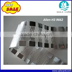 ISO18000-6CRFID Uhf Alien H3 9640 Dry Inlay Tag thumbnail-2