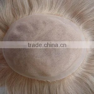 Human Hair Toupee for Women Swiss Lace Toupee thumbnail-2