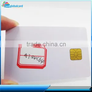 White PVC Card With SLE4428 Chip Contact Smart Card Hotel Key Card ISO7816 thumbnail-1